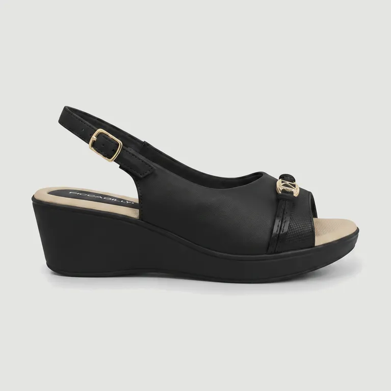 Sandalia Mujer Negro Cecilia 04