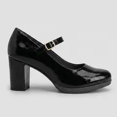PICCADILLY - Zapato Mary Jane Mujer Negro/Charol Deise