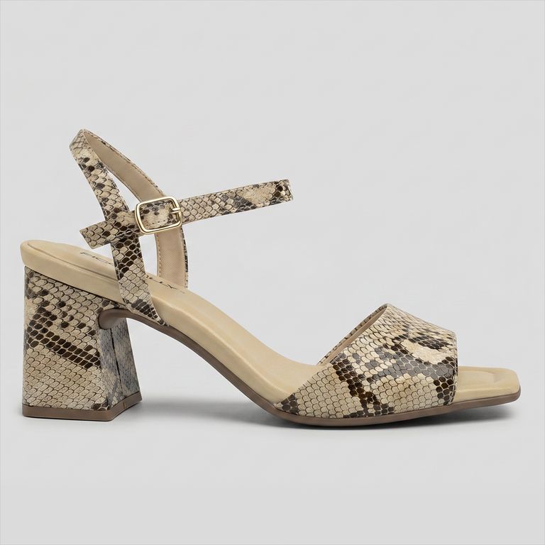 Sandalia Mujer Reptil Flavia