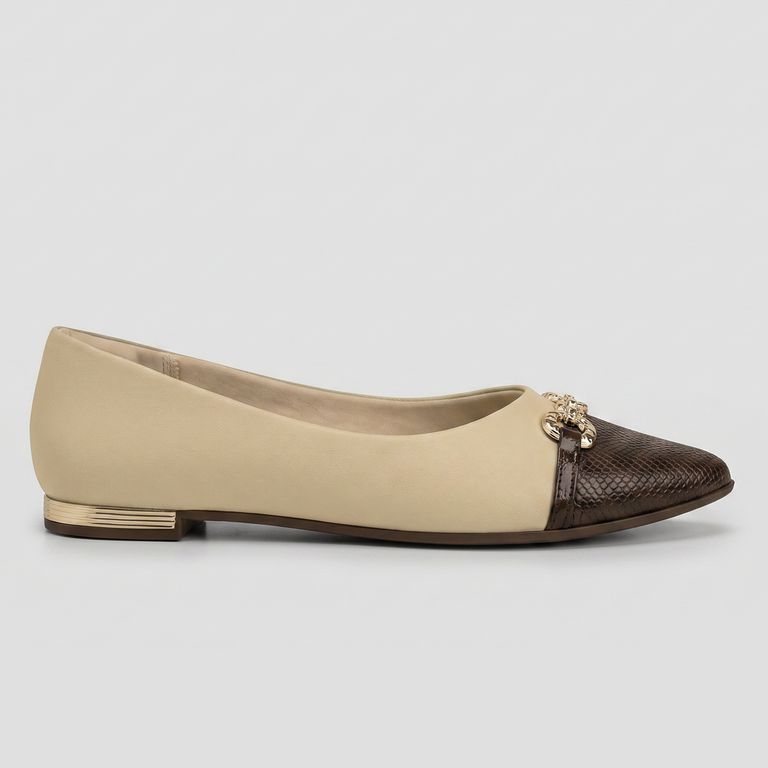 Zapato Mujer Vainilla/Chocolate Ana 02
