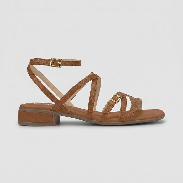 Sandalia Mujer Ocre Monica