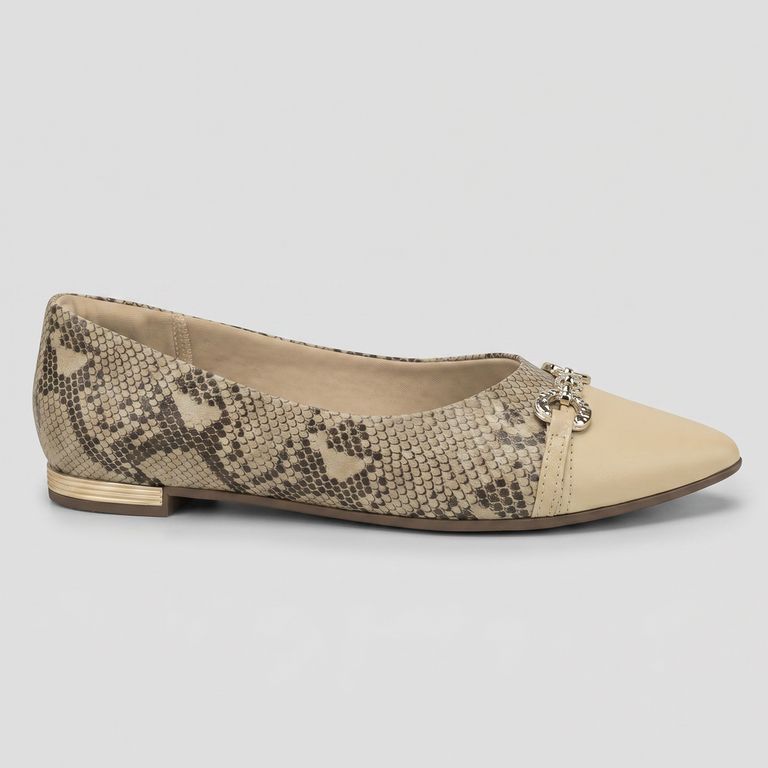 Zapato Mujer Reptil/Beige Ana 02