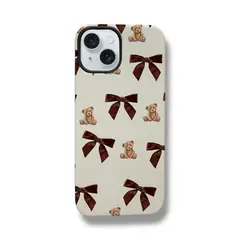IPALACE PROTECT - Carcasa Two Protect para iPhone 13 - Bear Cute