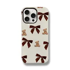 IPALACE PROTECT - Carcasa Two Protect para iPhone 13 Pro Max - Bear Cute