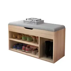 GENERAC - Mueble Zapatero con Asiento y 2 Repisas Organizador