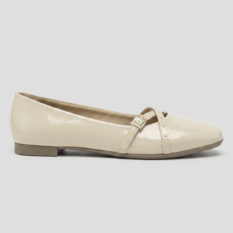 Ballerina Mujer Crema Vanessa