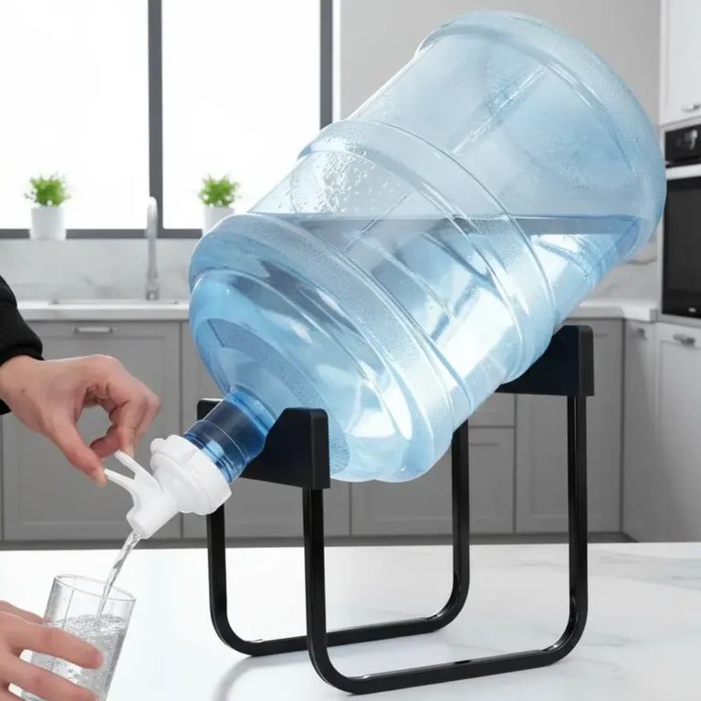 GENERICO Soporte Dispensador Rack Para 1 Bidón De Agua + Boquilla BELUG
