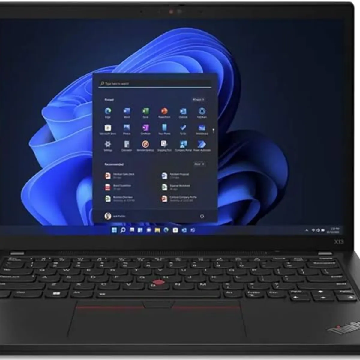 LENOVO - Lenovo ThinkPad X13 Gen 3 Intel Core i5 12ª Gen 16GB RAM 256GB SSD 13.3" FHD Negro