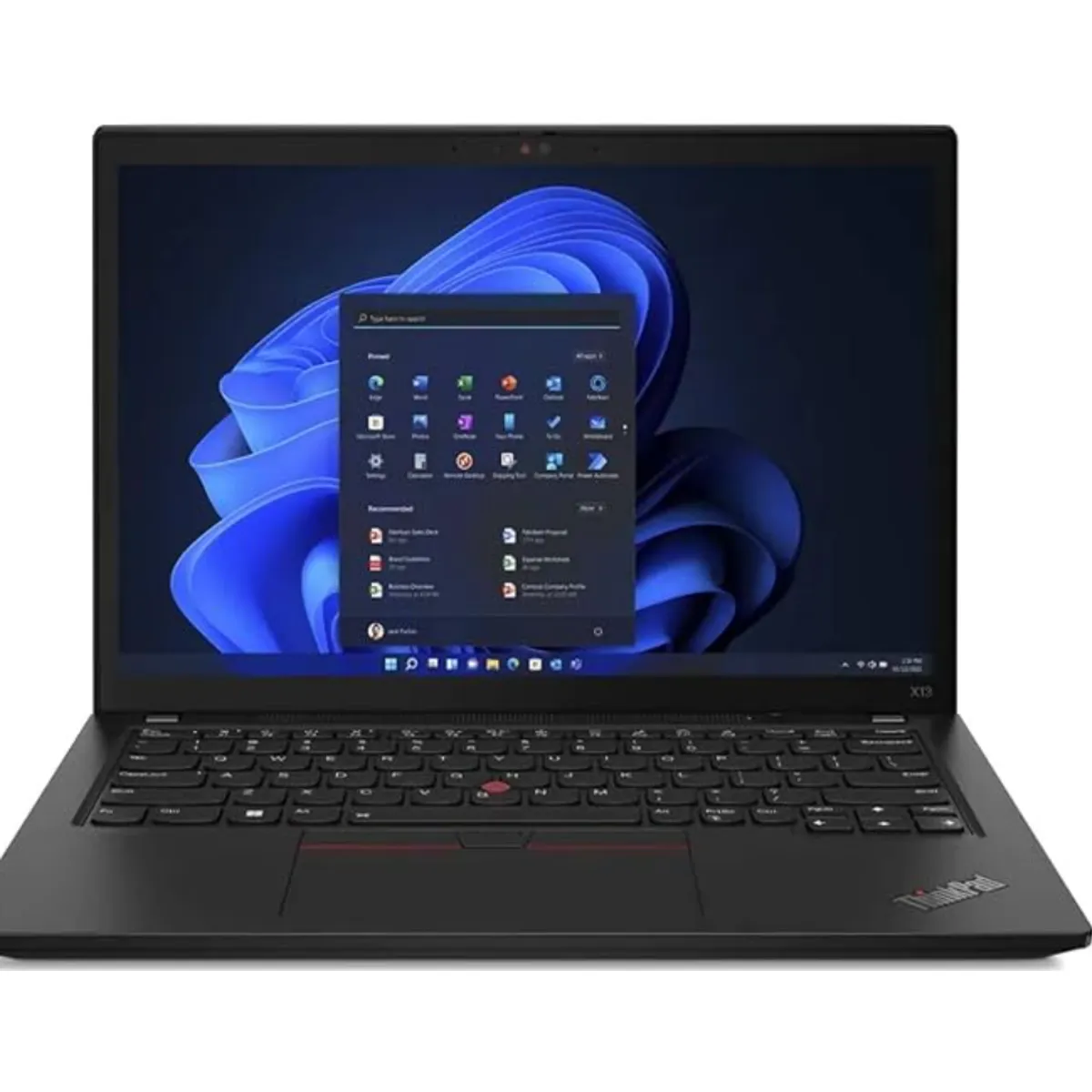 LENOVO - Lenovo ThinkPad X13 Gen 3 Intel Core i5 12ª Gen 16GB RAM 256GB SSD 13.3" FHD Negro