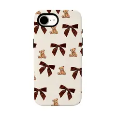 IPALACE PROTECT - Carcasa Aesthetic Chic compatible con iPhone 17e - Bear Cute