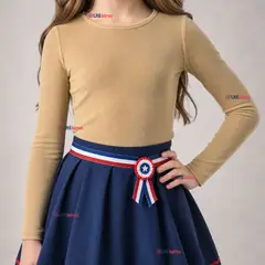 UTILISIMO - Polera Panty Segunda Piel Camiseta Elástica Niña Fiestas Patrias
