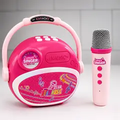 GENERICO - Parlante Karaoke Infantil Portátil Inalanb Micrófono Y Luces