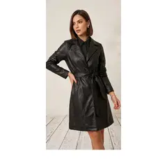 STRIKE - TRENCH MUJER FORRADO ECO CUERO SINTETICO MODELO 1615