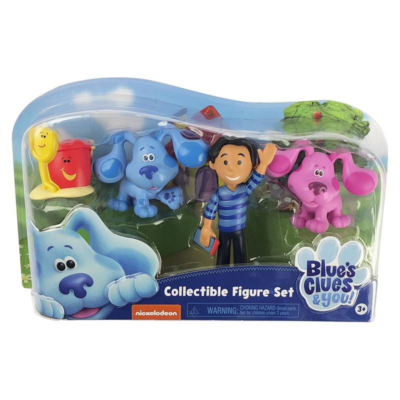 NICKELODEON - Pistas De Blue Y Tu Pack 4 Figuras  Nickelodeon
