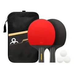 AMBM SHOP - Set 2 Unidades Paleta De Ping Pong Profesional 6 Estrellas Incluye 3 pelotas