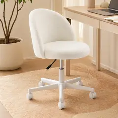 VIDITA - Silla Nova Terciopelo Silla De Escritorio Ergonómica Giratoria Oficina Estudio