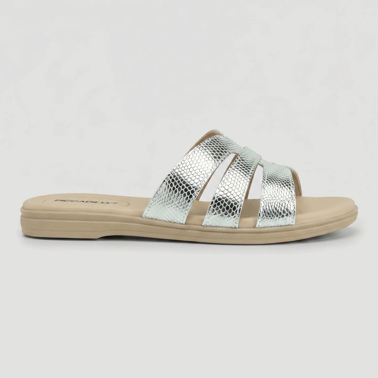 Sandalia Mujer Plata Regina
