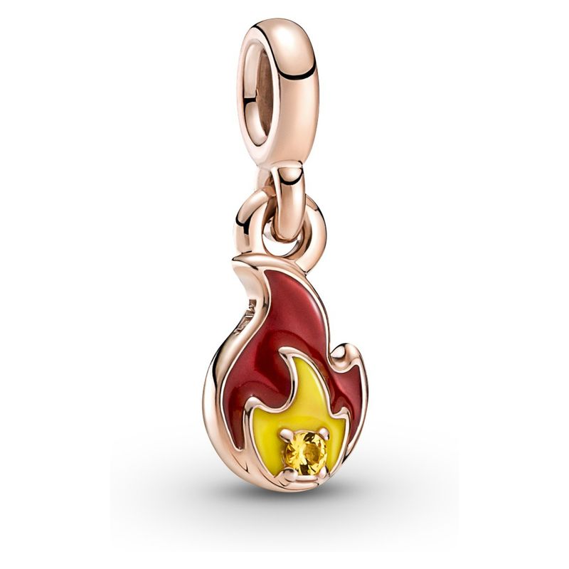 PANDORA - Mini Charm Colgante Llama Ardiente Pandora Me Mujer Pandora