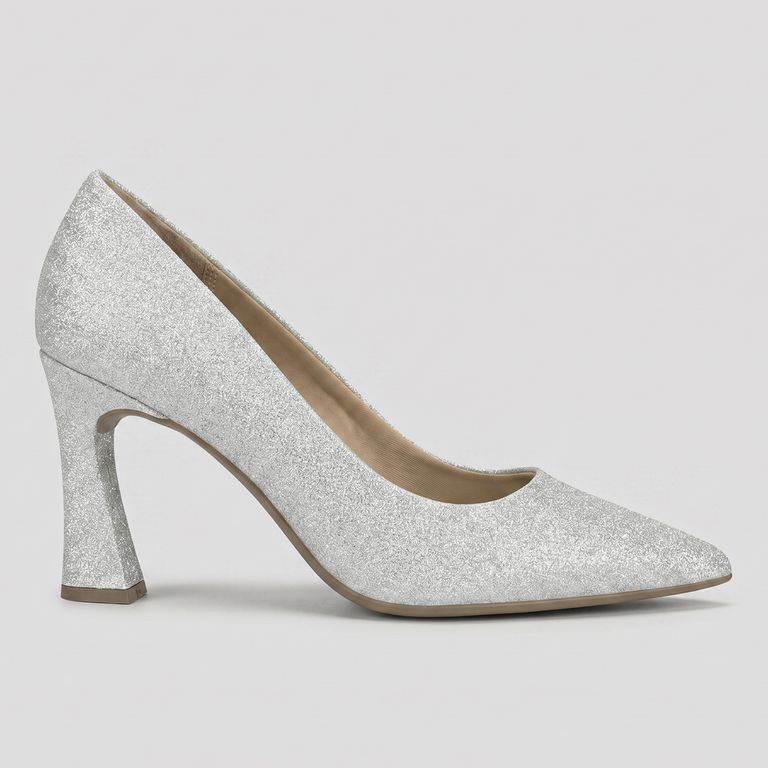 Zapato Mujer Plata/Glitter Silvana