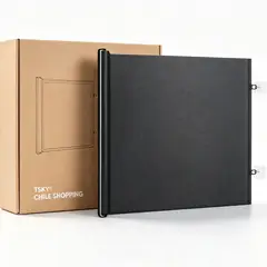 TSKY CHILE SHOPPING - Reja Seguridad Perros Retractil Barrera Mascotas 78x180cm Sin Taladro Escalera Puerta