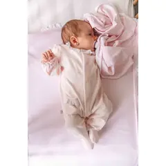 OH MY LAMB - Enterito plush rosa pálido