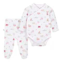 OH MY LAMB - Conjunto Body Cruzado y Patitas tea time
