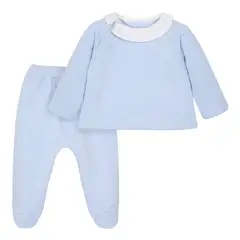 OH MY LAMB - Conjunto acolchado celeste