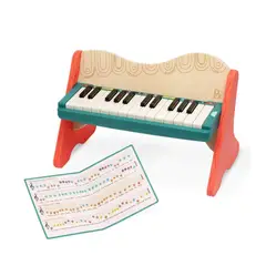 B TOYS - Piano De Madera Para Niños - Con Libro De Canciones