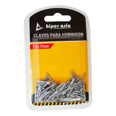 METALFER - Pack De Clavos Para Hormigon- Concreto 1.6 X1 9mm