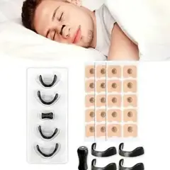 GENERICO - Set 15 Tiras Nasales Magnéticas Antirronquidos