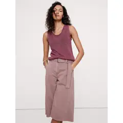 BANANA REPUBLIC - Sweater Mujer Heirloom Lino Tank Rosado