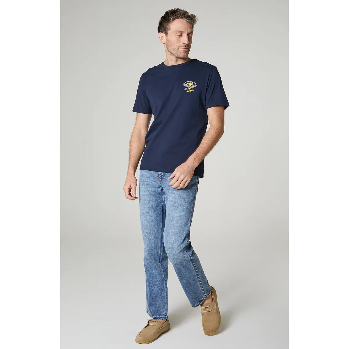 WRANGLER - Jeans Hombre Texas Authentic Straight 100% Cotton