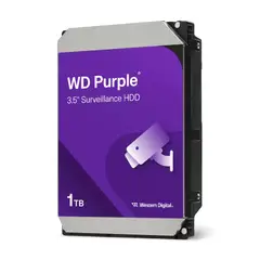 WD - Disco Duro Purple 1TB 3.5” SATA 6GbS 5400RPM WD11PURZ