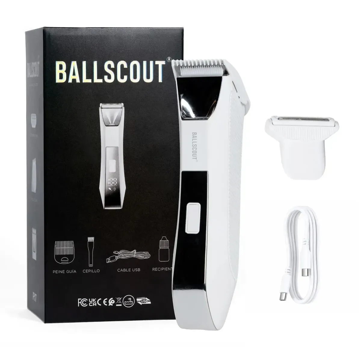 BALLSCOUT - Afeitadora Electrica Rasuradora Corporal Ballscout
