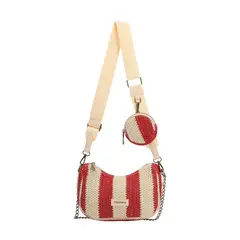 AZALEIA - Cartera Mujer Luna Crossbody Rojo