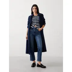 BANANA REPUBLIC - Jeans Mujer Tiro Alto Cropped Bootcut Azul