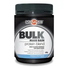 MUSASHI - Proteina Bulk Mass Gain Whey Protein 1 Lbs