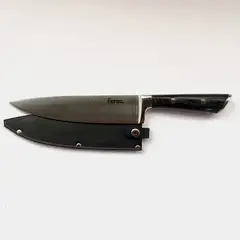 FEROZ - Cuchillo Parrillero 8 con Funda Negra