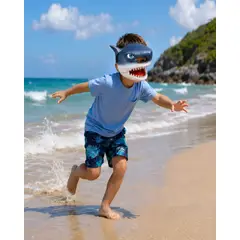 MYLHOGAR - Mascara De Tiburon Interactiva Con Sonido Y Movimiento Para Niños