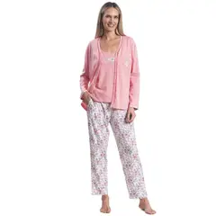 MONA - Pijama Femenina 3 Piezas