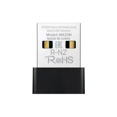 MERCUSYS - Adaptador USB Nano Wi-Fi MA20N AC650 Doble Banda 433 Mbps