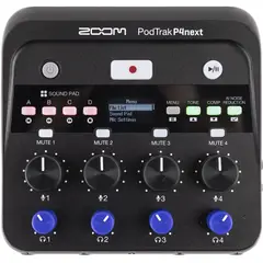 ZOOM - PodTrak P4next Grabadora Portátil Multitrack Podcast Recorder