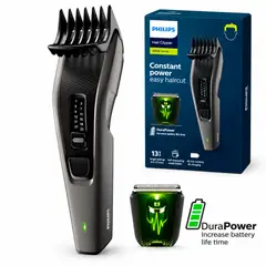 PHILIPS - Máquina Afeitadora Corta Pelo Recargable Cuchilla Acero Inoxidable certificada SEC