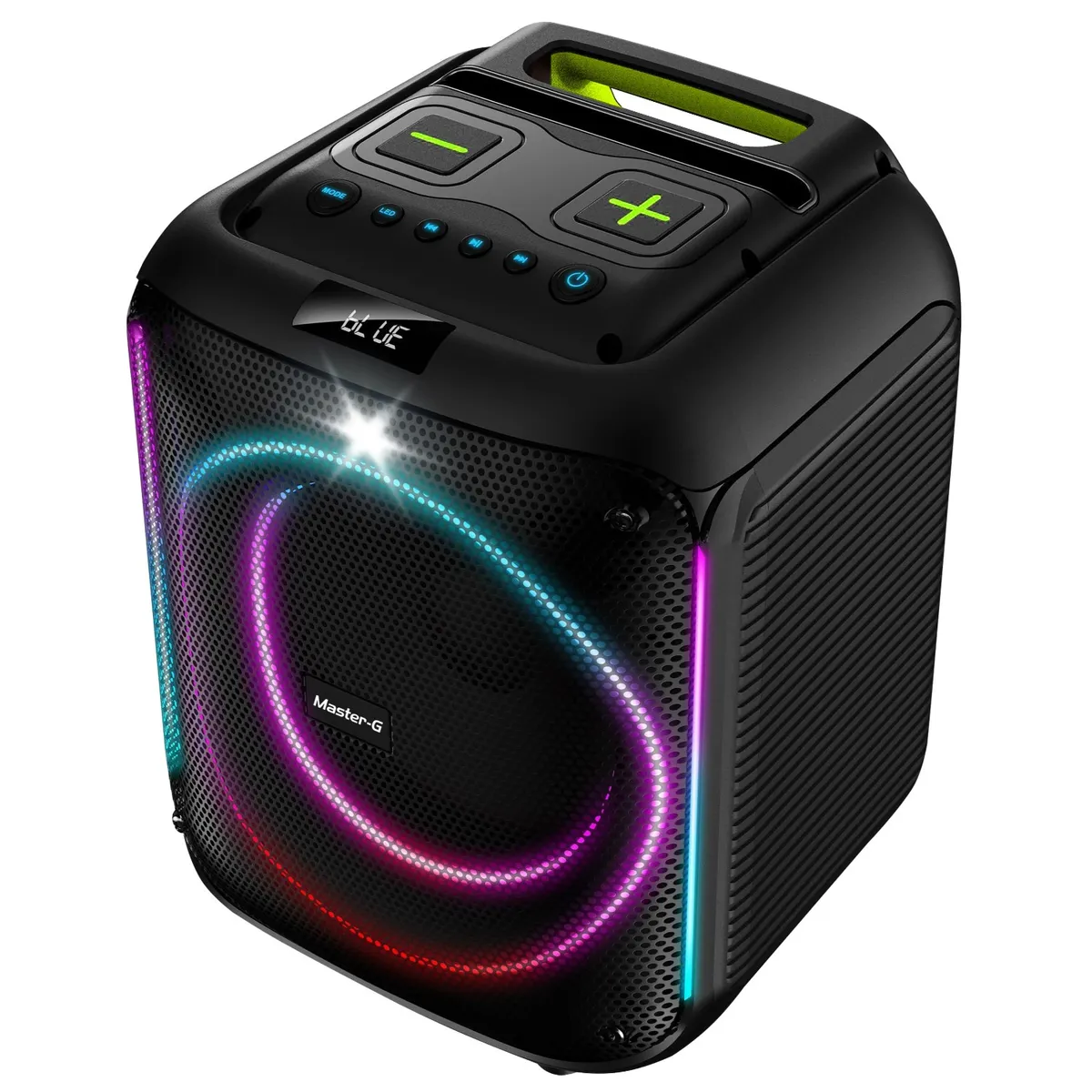 MASTER G - Parlante Bluetooth Modo Karaoke 8” con BT 5.0 MGSCRATCH