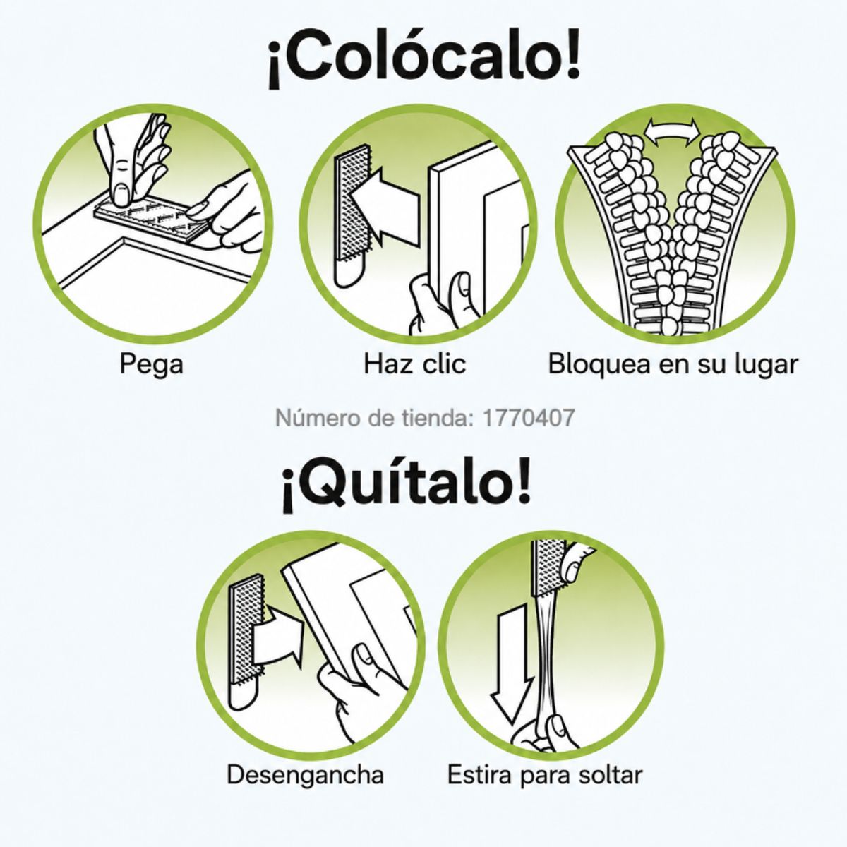 3M - Tiras Para Colgar Cuadros 3m Command - Pack 10 Pares