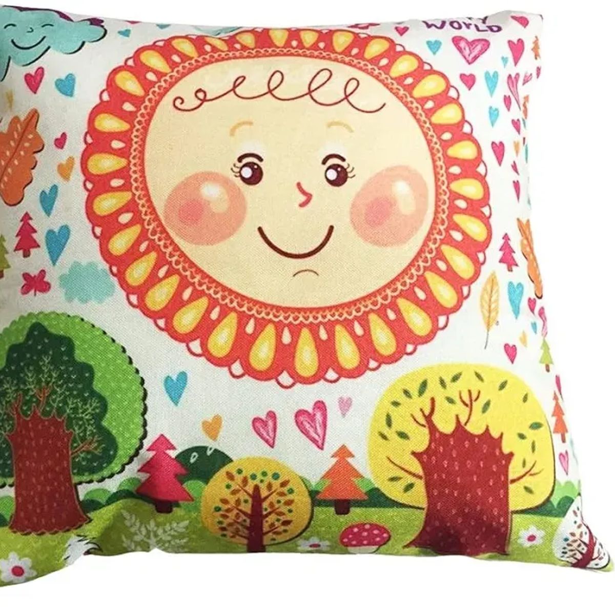 GENERICO - Cojín decorativo diseño Sol (45*45 cm)  ...