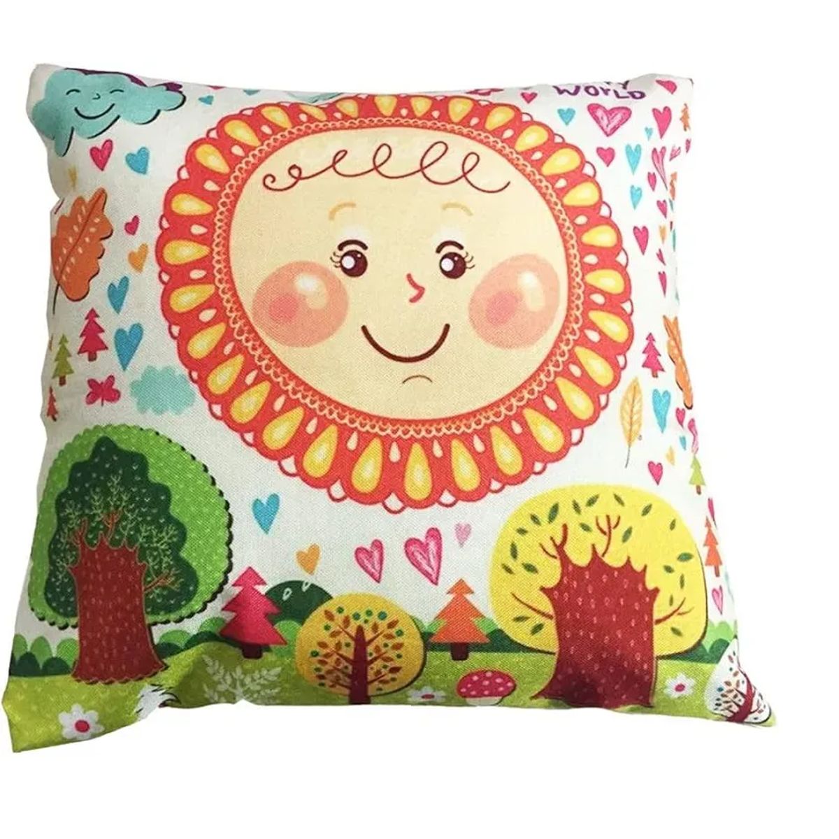 GENERICO - Cojín decorativo diseño Sol (45*45 cm)  ...