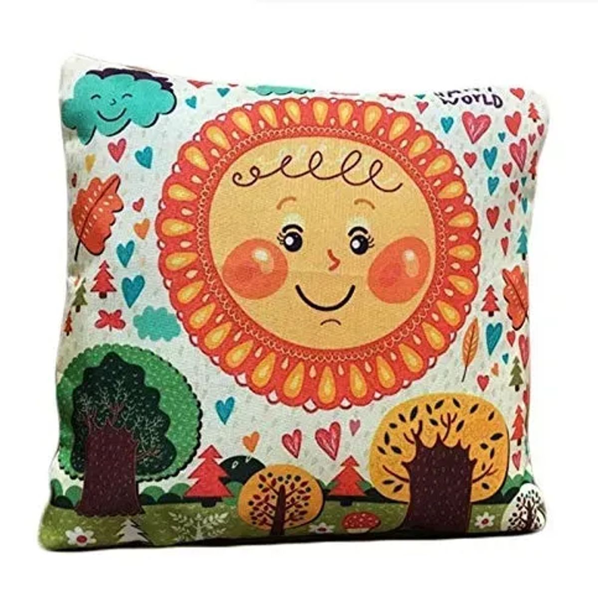 GENERICO - Cojín decorativo diseño Sol (45*45 cm)  ...