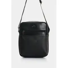 VELEZ - Vélez Cartera Bandolera De Cuero Para Hombre Jalisco 2 Negro
