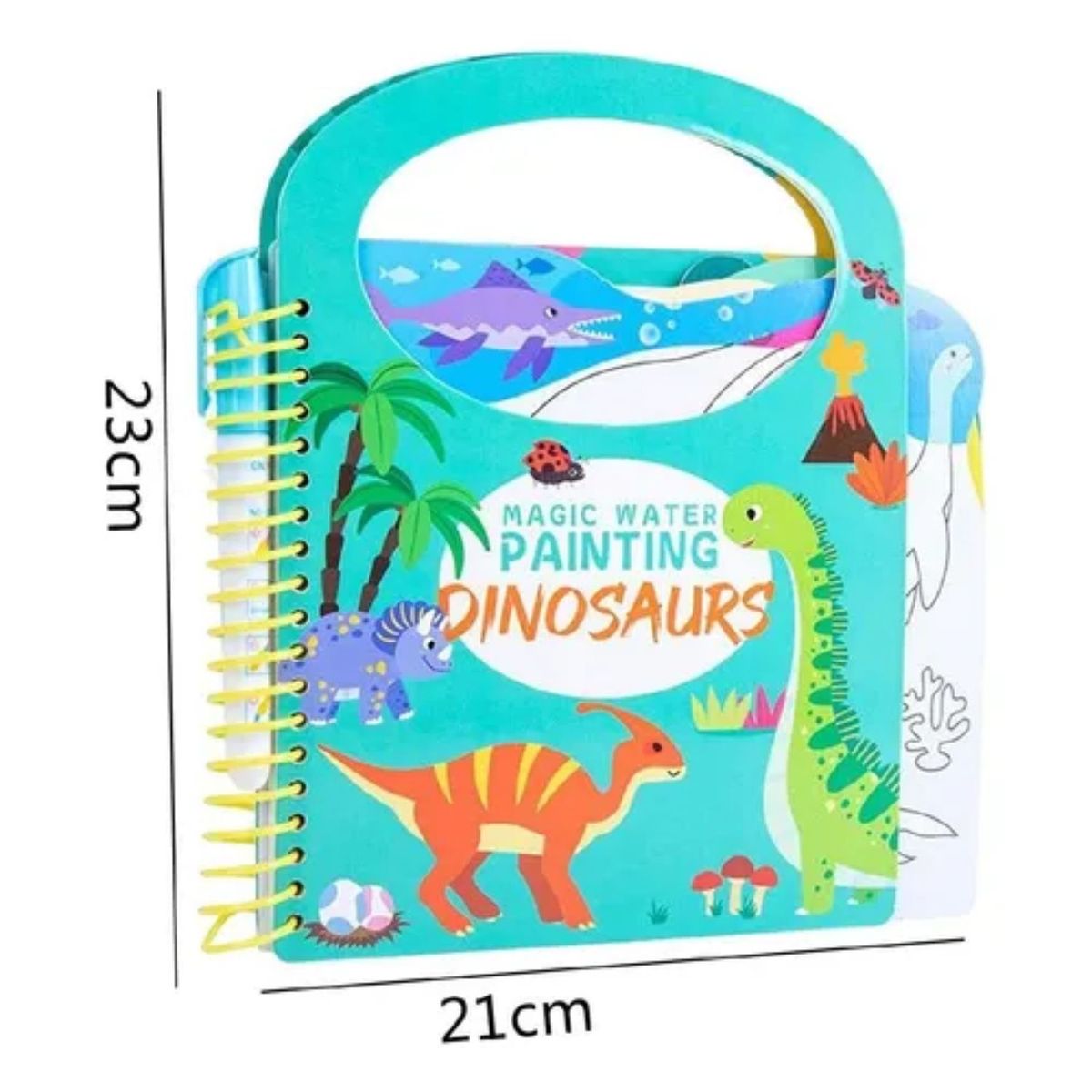 CRUSEC - Libro Mágico Cuaderno Didáctico Niños Para Pintar Con Agua